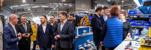 Mircea Fechet plant tour